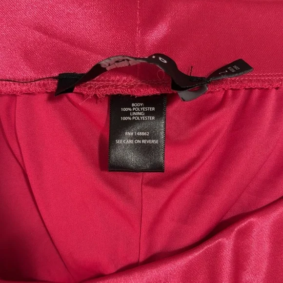 Torrid Hot Pink Wide-Leg Plisse Pant - Picture 3 of 5